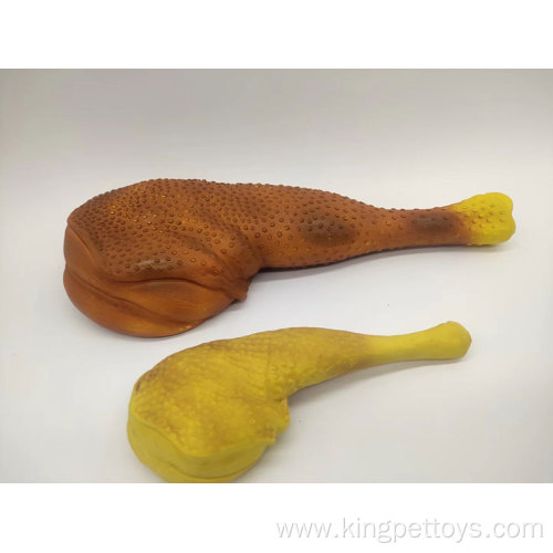 Non-toxic and odorless latex toy Dog Chicken Pet